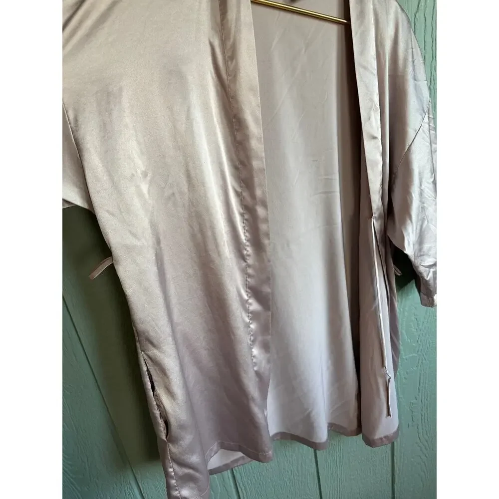 Victoria Secret Satin Robe, Size M/L - Picture 3 of 5